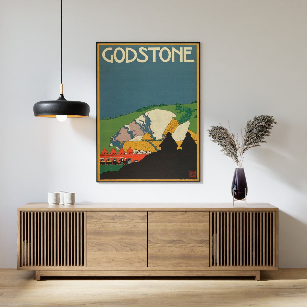 Edward McKnight Kauffer — Godstone | Vintage Poster Print