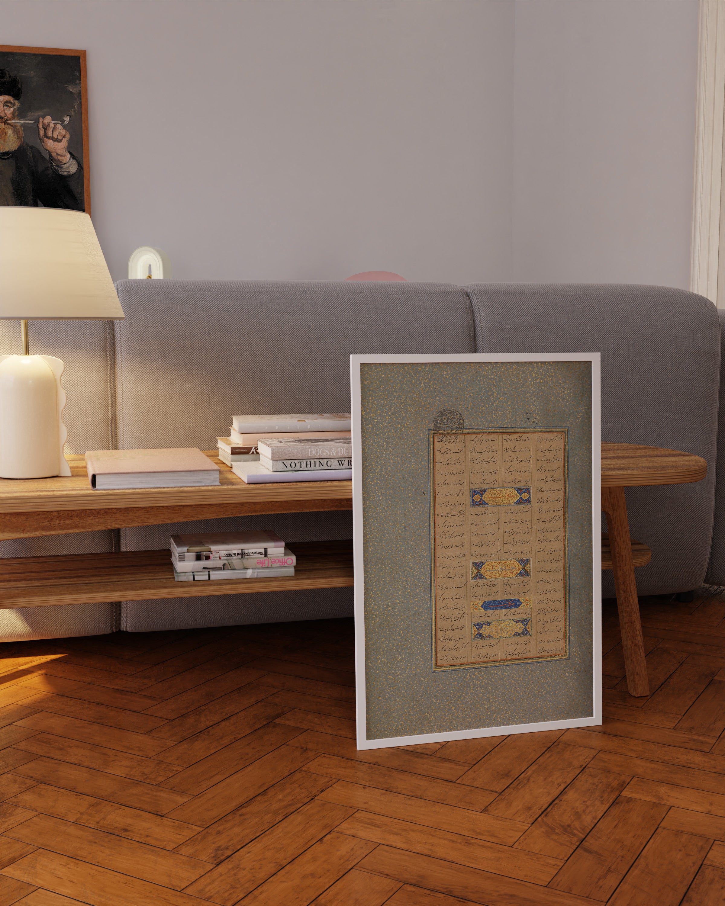 Persian Art Print: Mantiq al Tayir 3, 17th Century Giclee