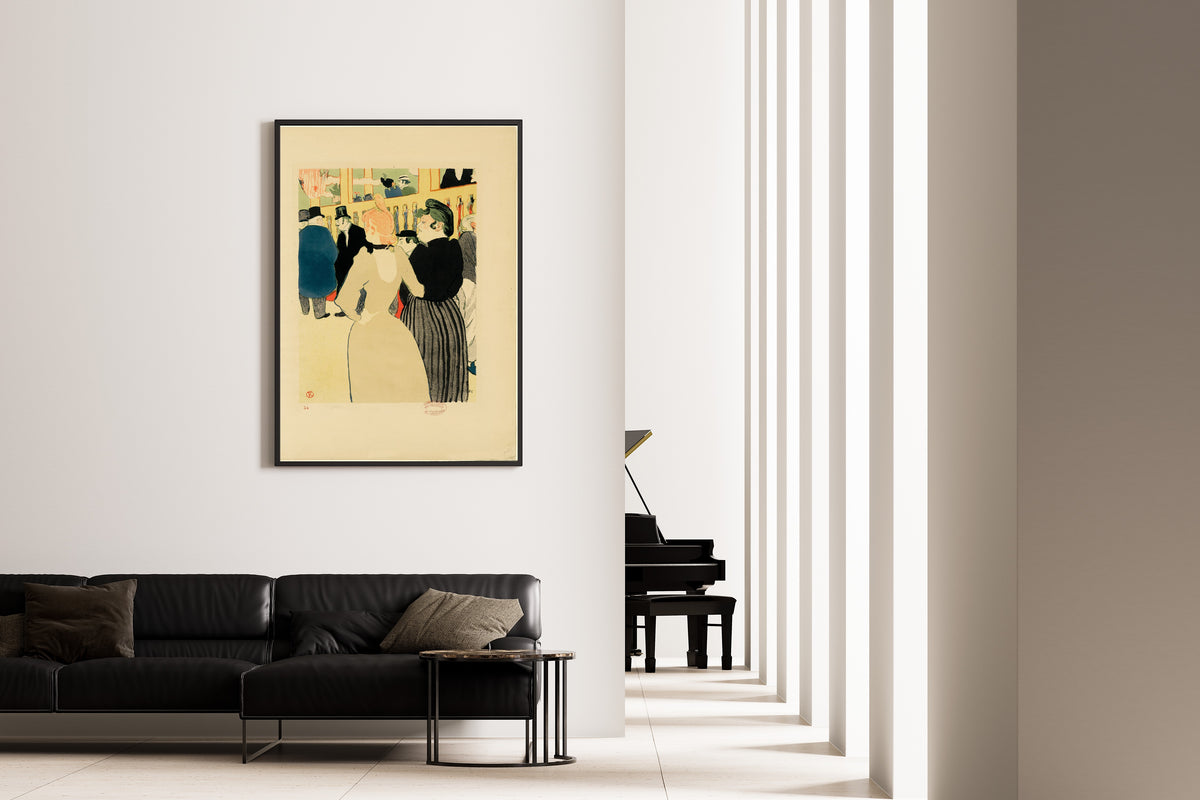 Henri de Toulouse-Lautrec — At the Moulin Rouge, La Goulue and Her Sister | Lithograph Print