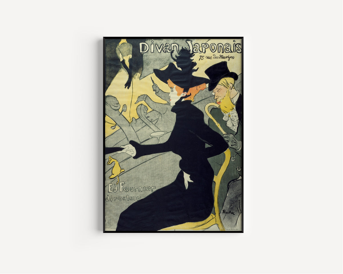 Henri de Toulouse-Lautrec — Divan Japonais | Vintage Poster Print