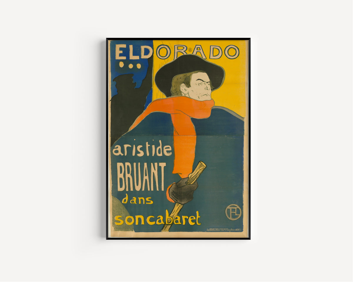 Henri de Toulouse-Lautrec — Eldorado: Aristide Bruant | Vintage Poster Print