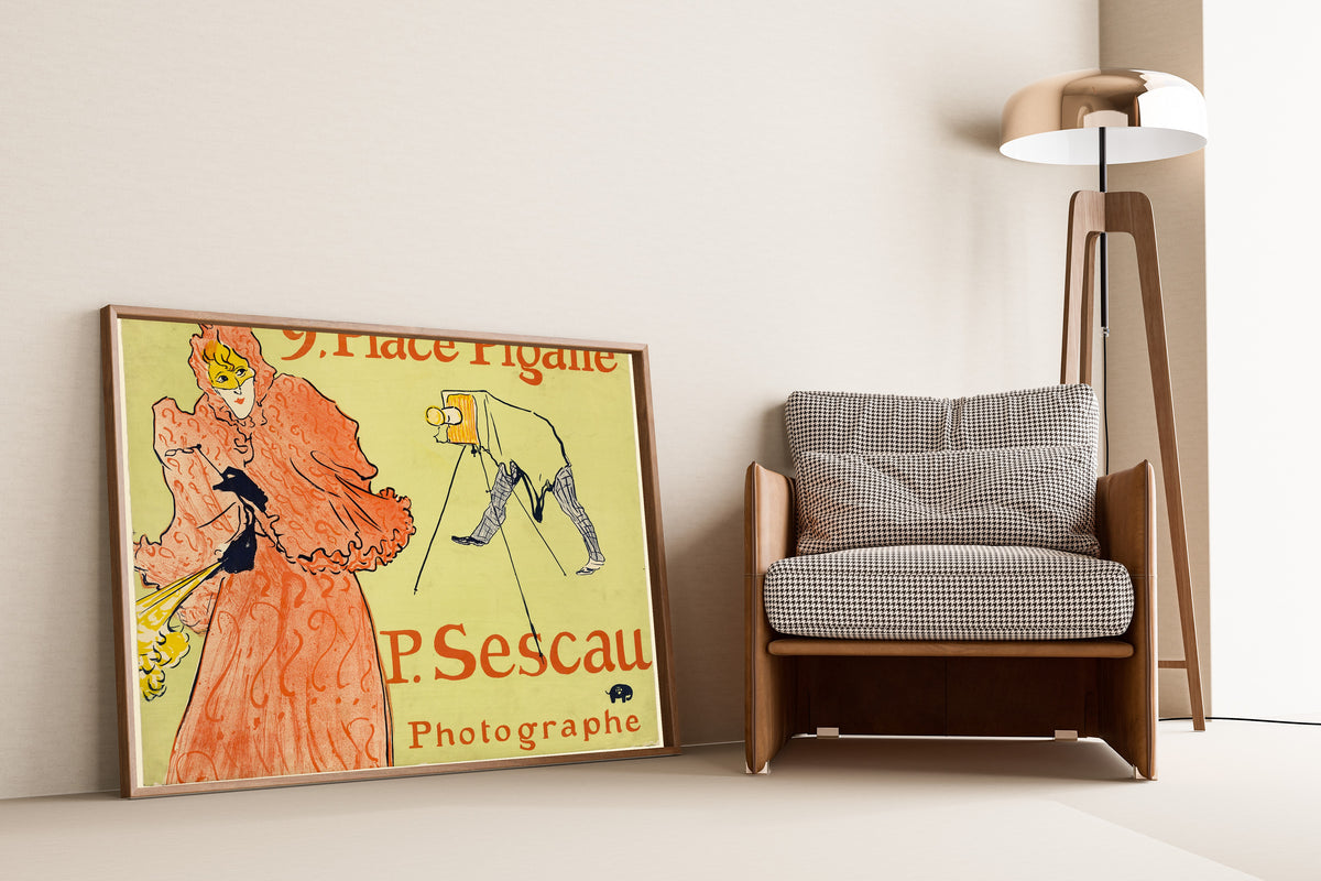 Henri de Toulouse-Lautrec — The Photographer Sescau | Vintage Poster Print