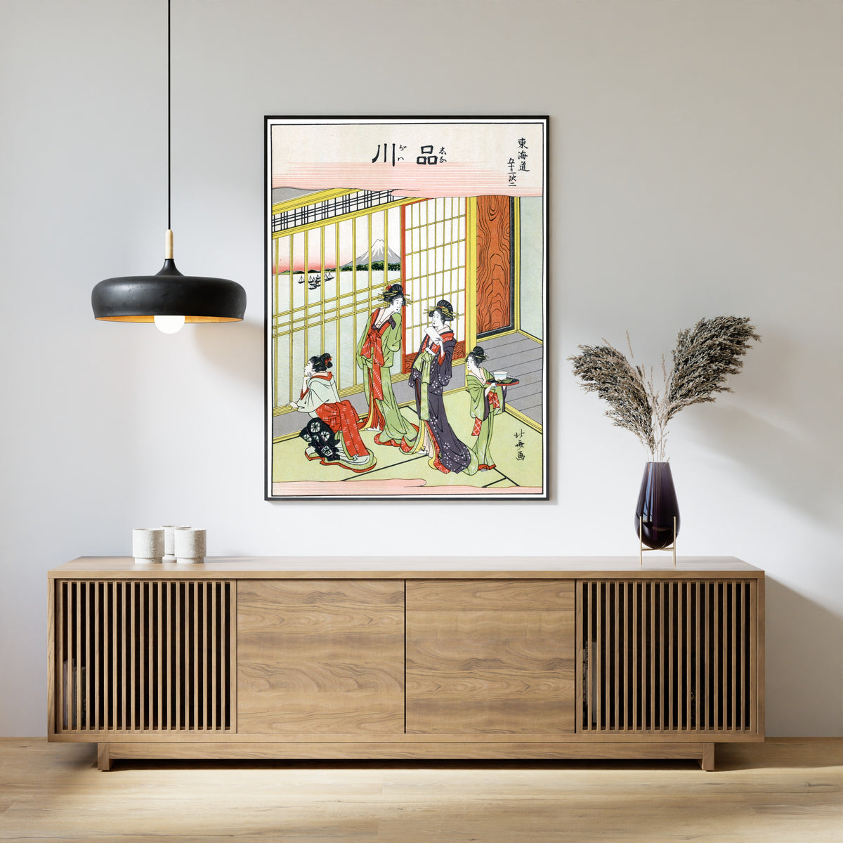 Katsushika Hokusai — Shinagawa | Japanese Woodblock Print (Ukiyo-e)