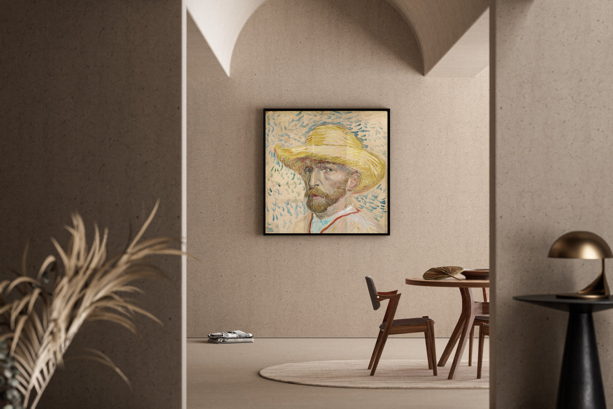 Vincent van Gogh — Self-Portrait with Straw Hat | Fine Art Print