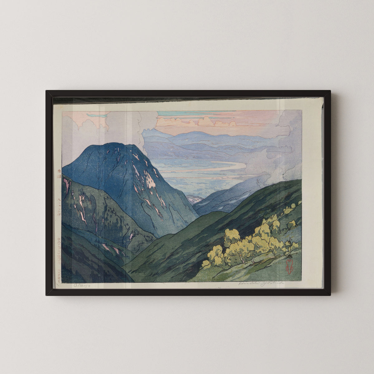 Hiroshi Yoshida — Mount Otensho | Japanese Woodblock Print (Shin Hanga)