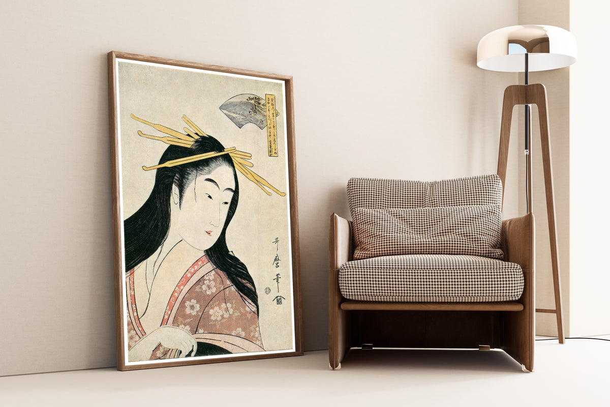 Kitagawa Utamaro — Chofu Jewel River, from Six Jewel Rivers | Japanese Woodblock Print (Ukiyo-e)