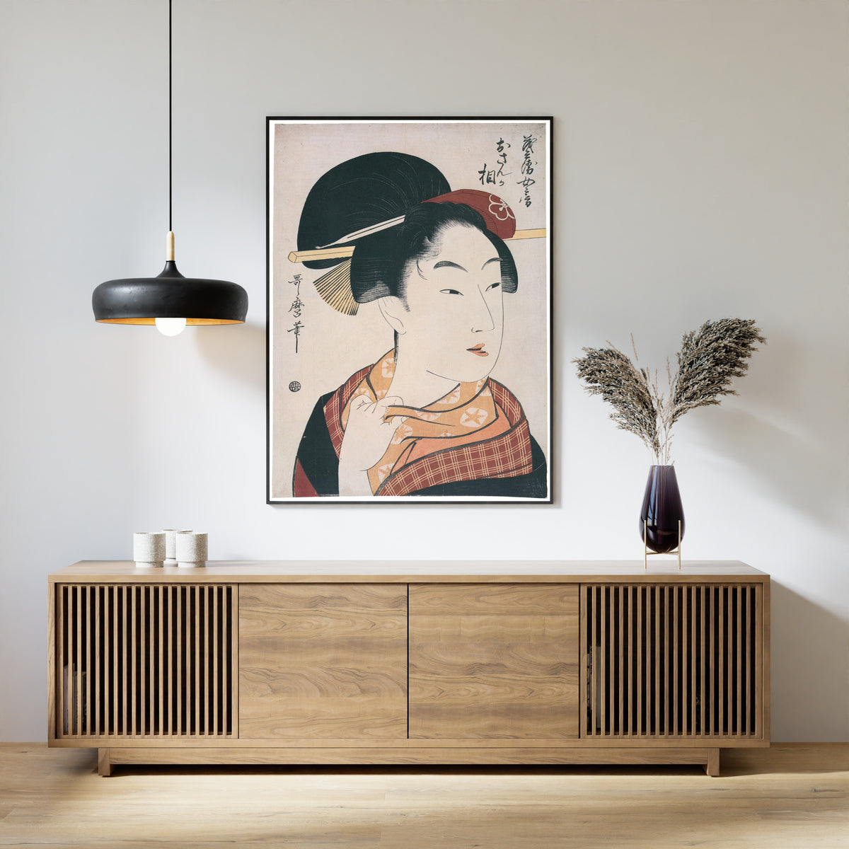 Kitagawa Utamaro — Osan, Wife of Mohei | Japanese Woodblock Print (Ukiyo-e)