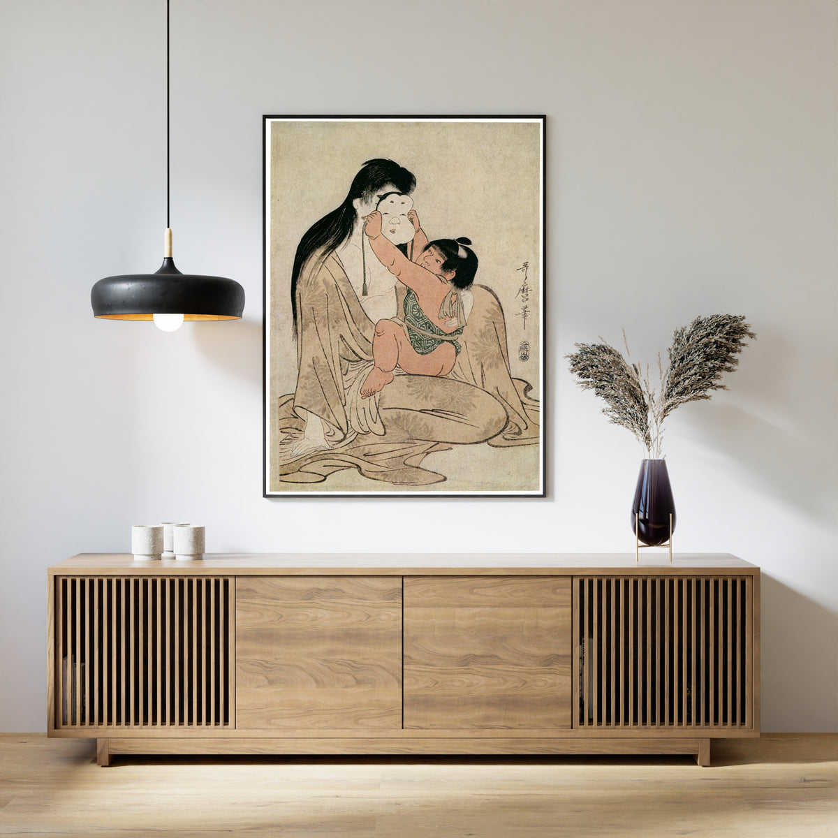 Kitagawa Utamaro — Yamauba and Kintaro | Japanese Woodblock Print (Ukiyo-e)