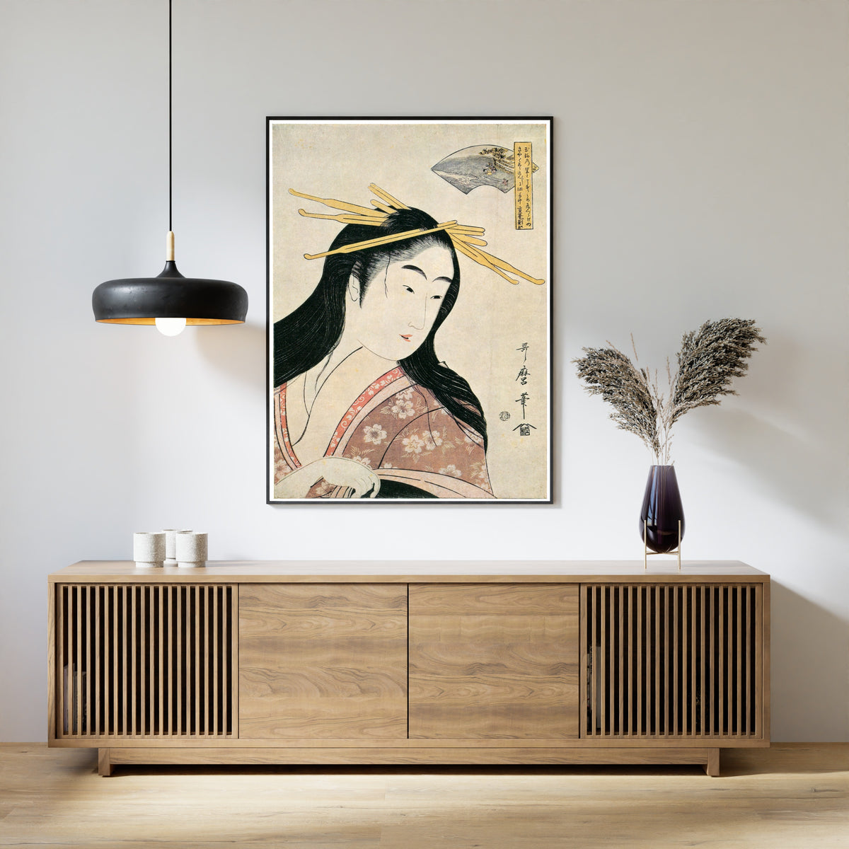 Kitagawa Utamaro — Chofu Jewel River, from Six Jewel Rivers | Japanese Woodblock Print (Ukiyo-e)