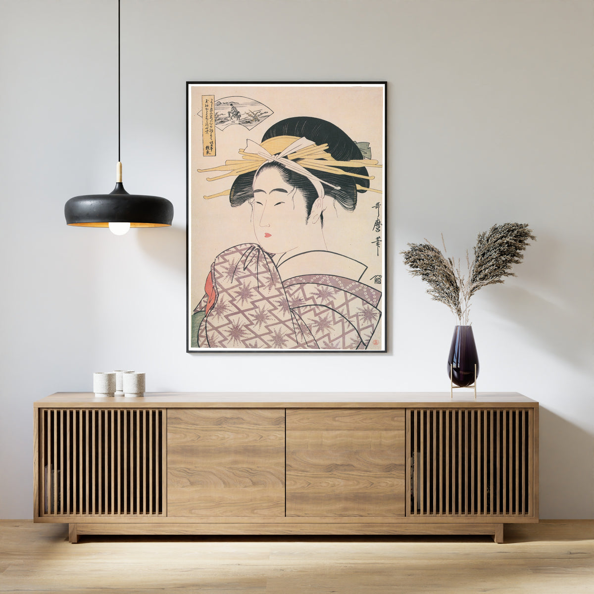 Kitagawa Utamaro — Ide Jewel River | Japanese Woodblock Print (Ukiyo-e)