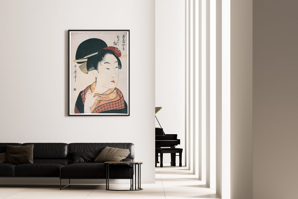 Kitagawa Utamaro — Osan, Wife of Mohei | Japanese Woodblock Print (Ukiyo-e)
