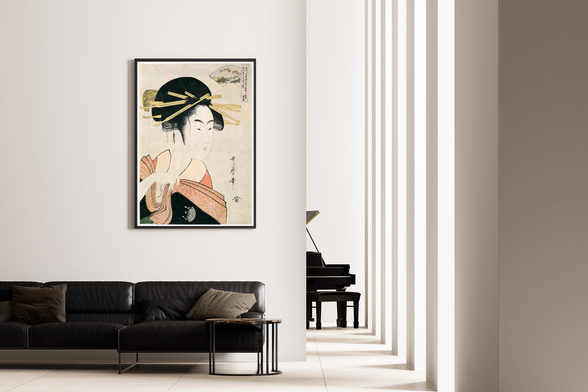 Kitagawa Utamaro — Noda Jewel River | Japanese Woodblock Print (Ukiyo-e)