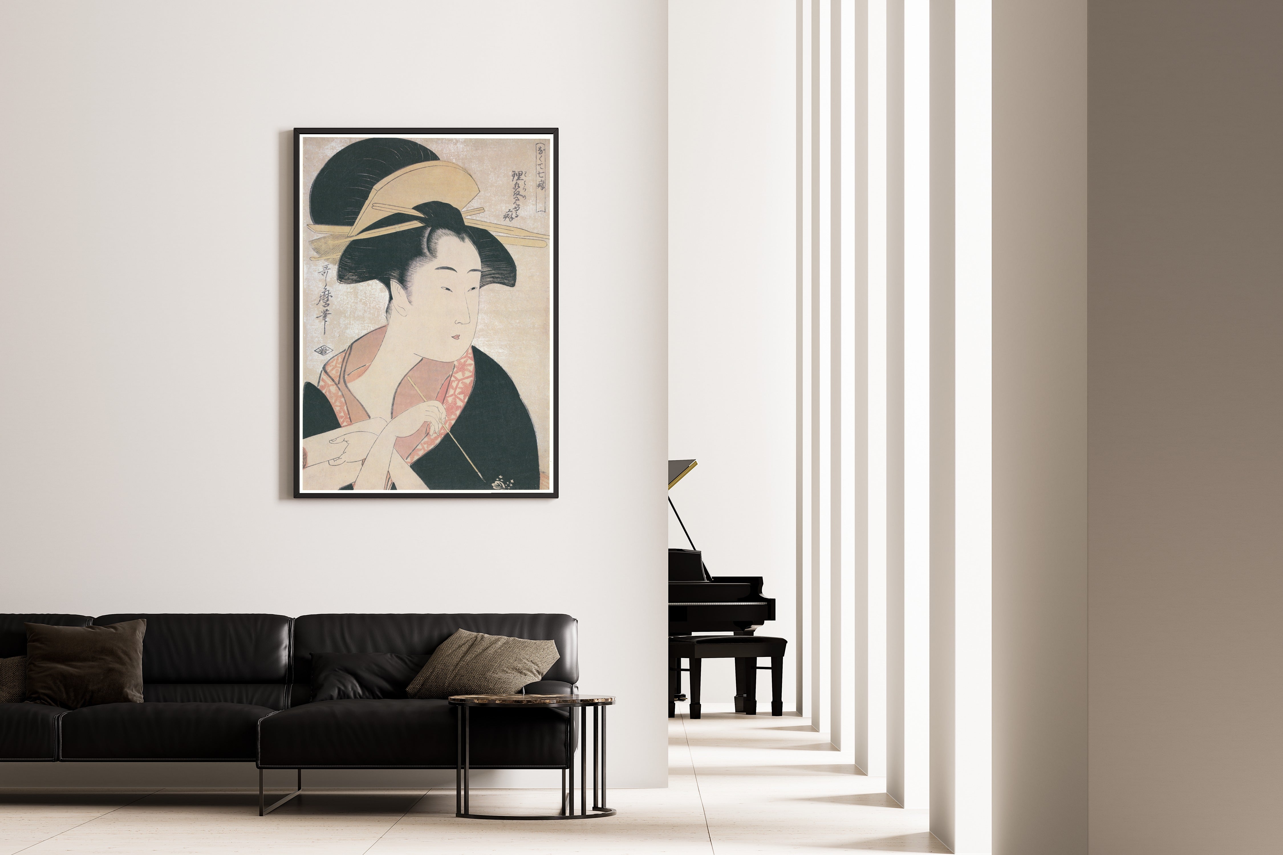 Kitagawa Utamaro — Habit of Showing the Hairline | Japanese Woodblock Print (Ukiyo-e)