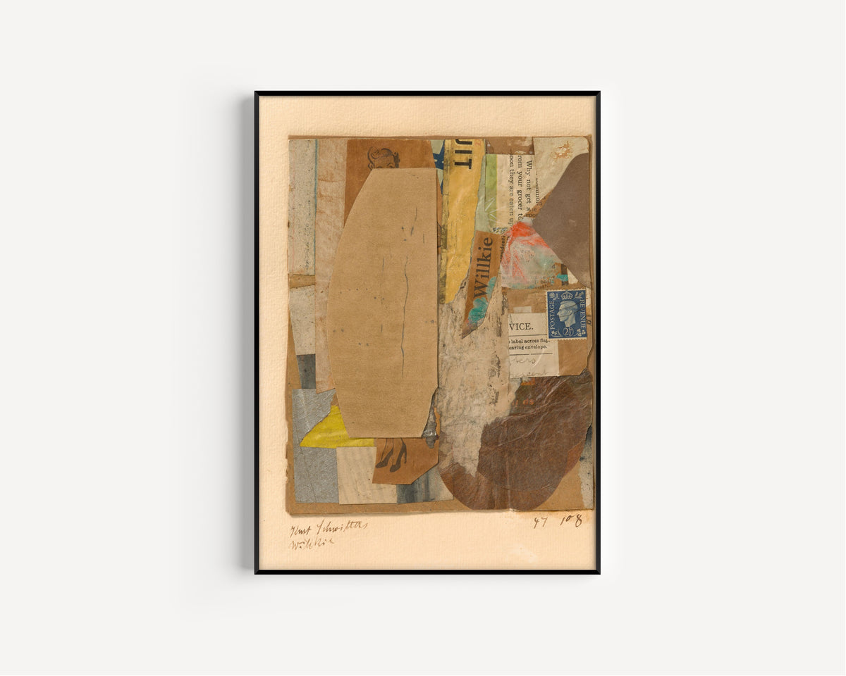 Kurt Schwitters — 47 108 Willkie | Fine Art Print
