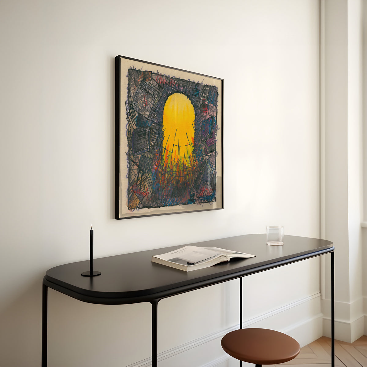 Karl Wiener — 5 Uhr (Five O'Clock) | Expressionist Art Print