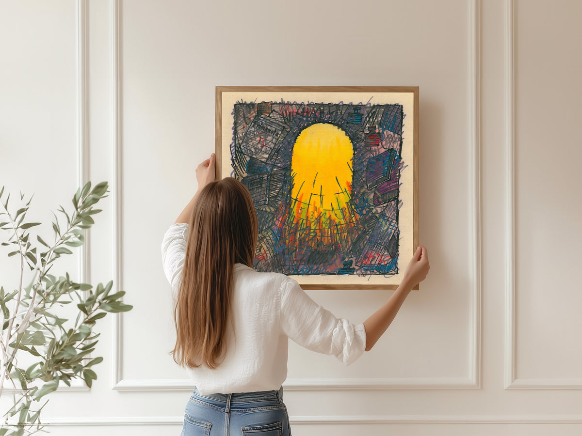 Karl Wiener — 5 Uhr (Five O'Clock) | Expressionist Art Print