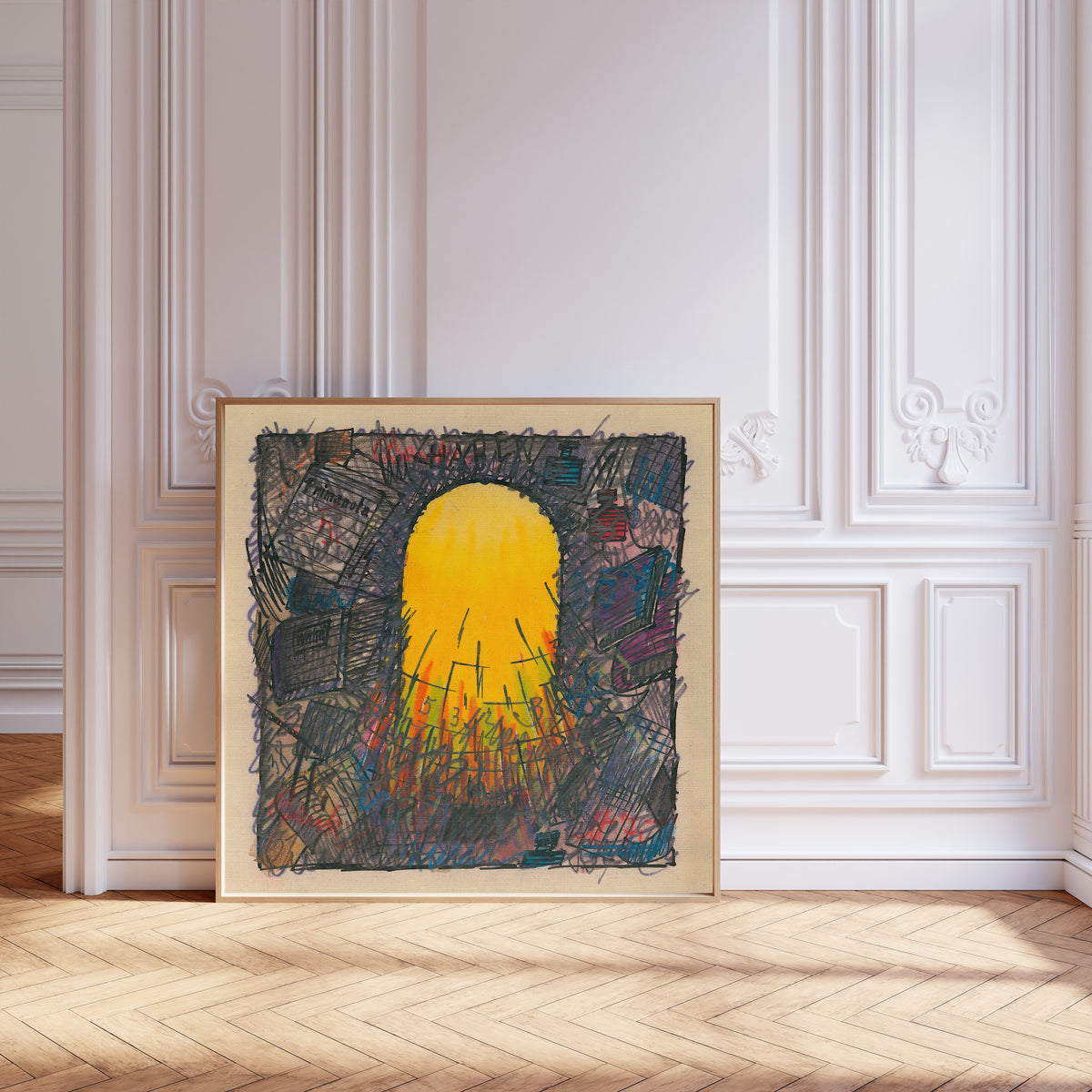 Karl Wiener — 5 Uhr (Five O'Clock) | Expressionist Art Print