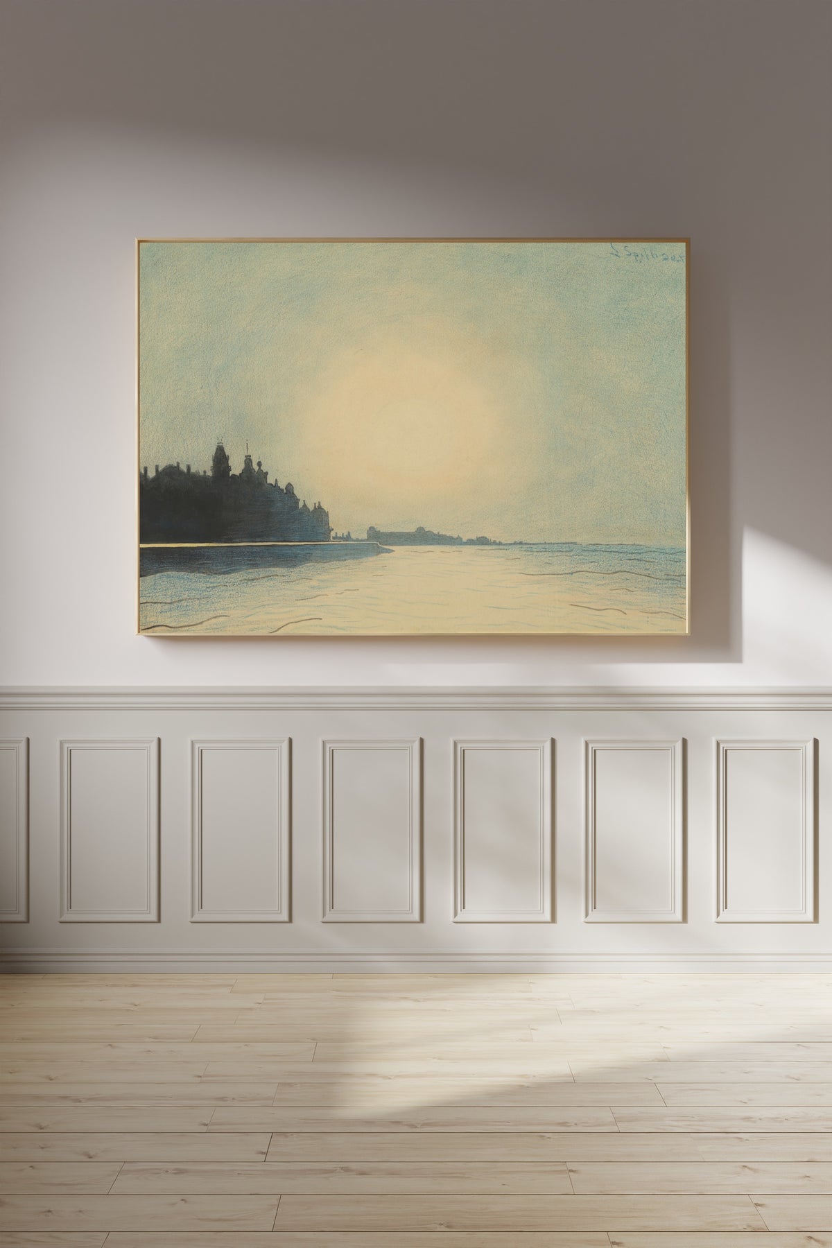 Léon Spilliaert — The Seawall of Ostend Seen from the Pier | Symbolist Art Print