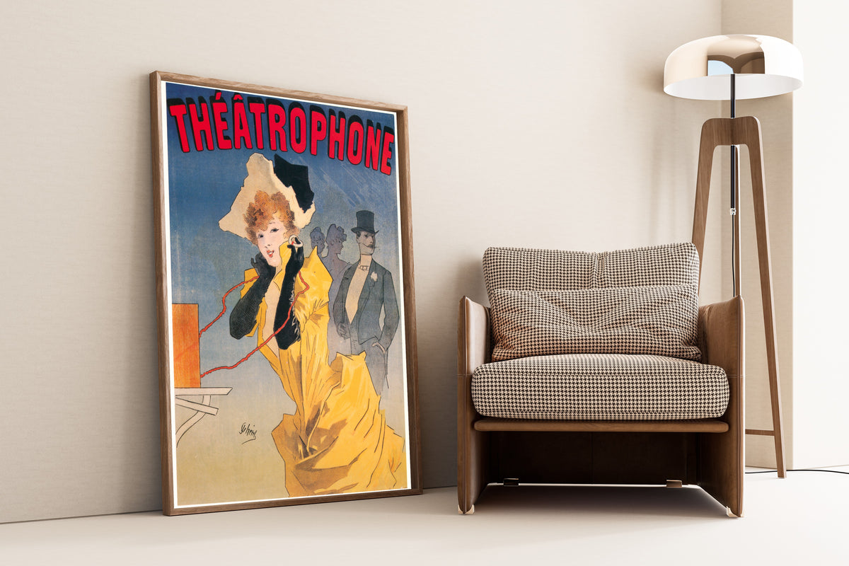 Jules Chéret — Théâtrophone | Vintage Poster Print