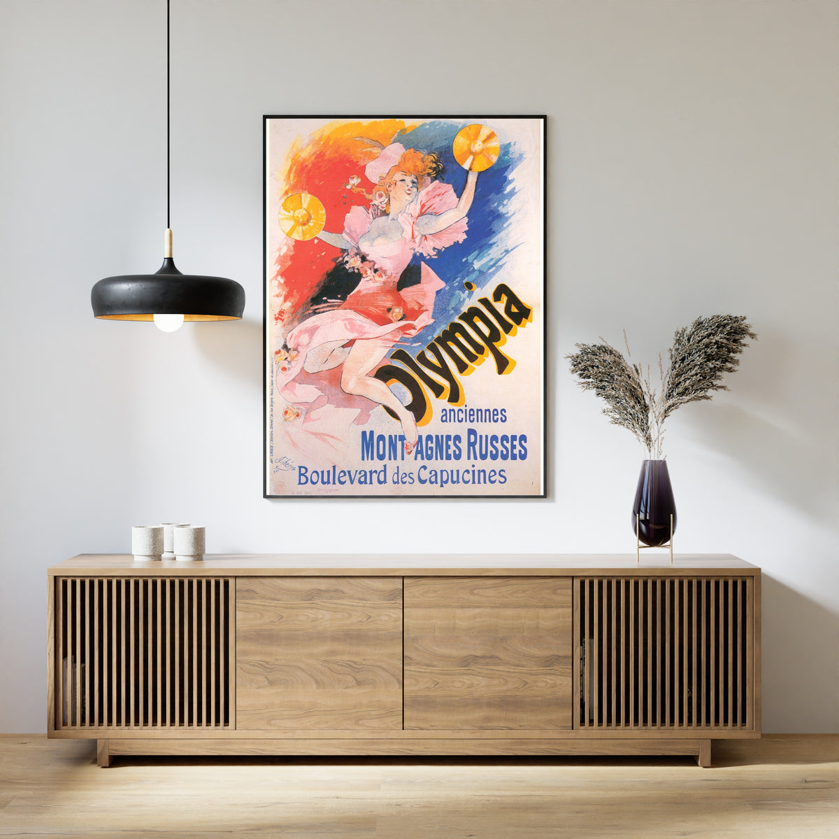 Jules Chéret — Olympia, anciennes Montagnes Russes | Vintage Poster Print