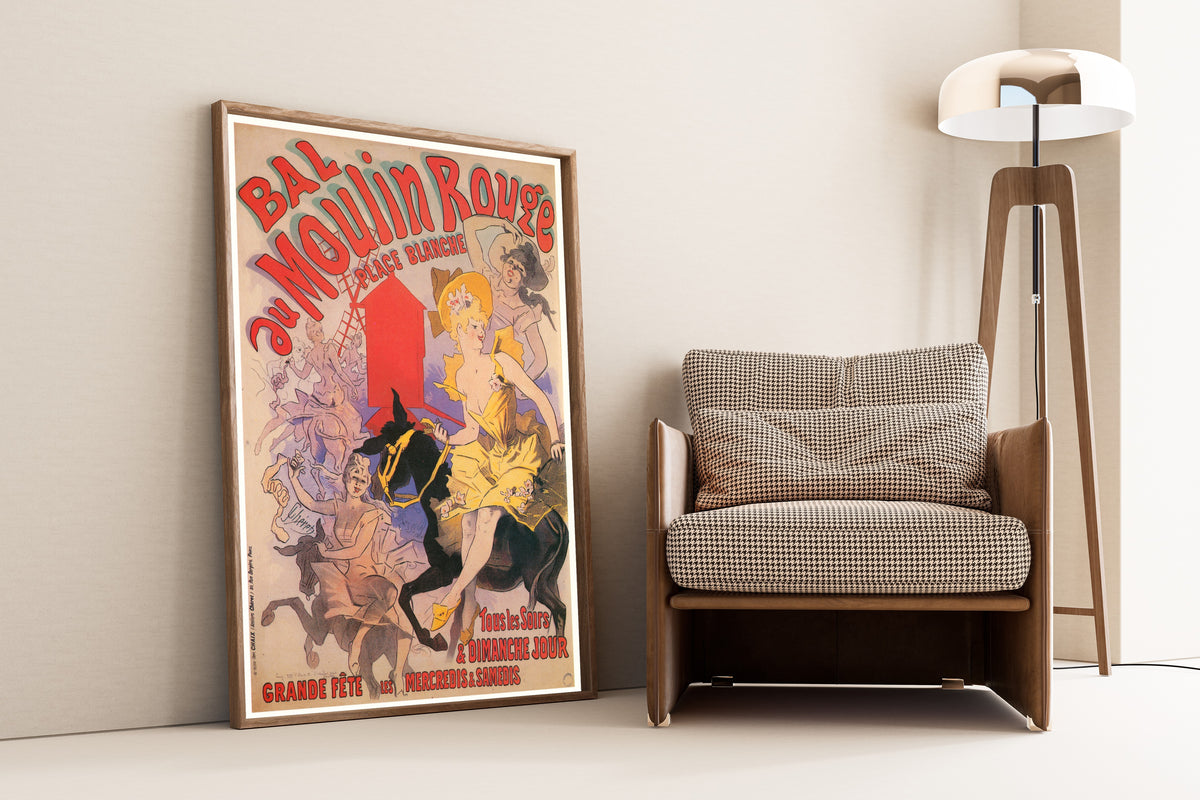 Jules Chéret — Bal au Moulin Rouge | Vintage Poster Print