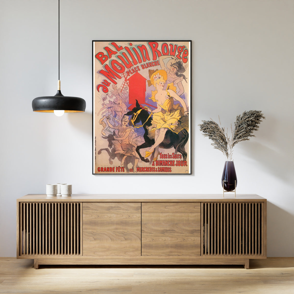 Jules Chéret — Bal au Moulin Rouge | Vintage Poster Print