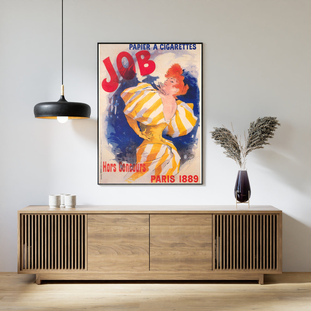 Jules Chéret — Job, Papier à cigarettes, Paris 1889 | Vintage Poster Print