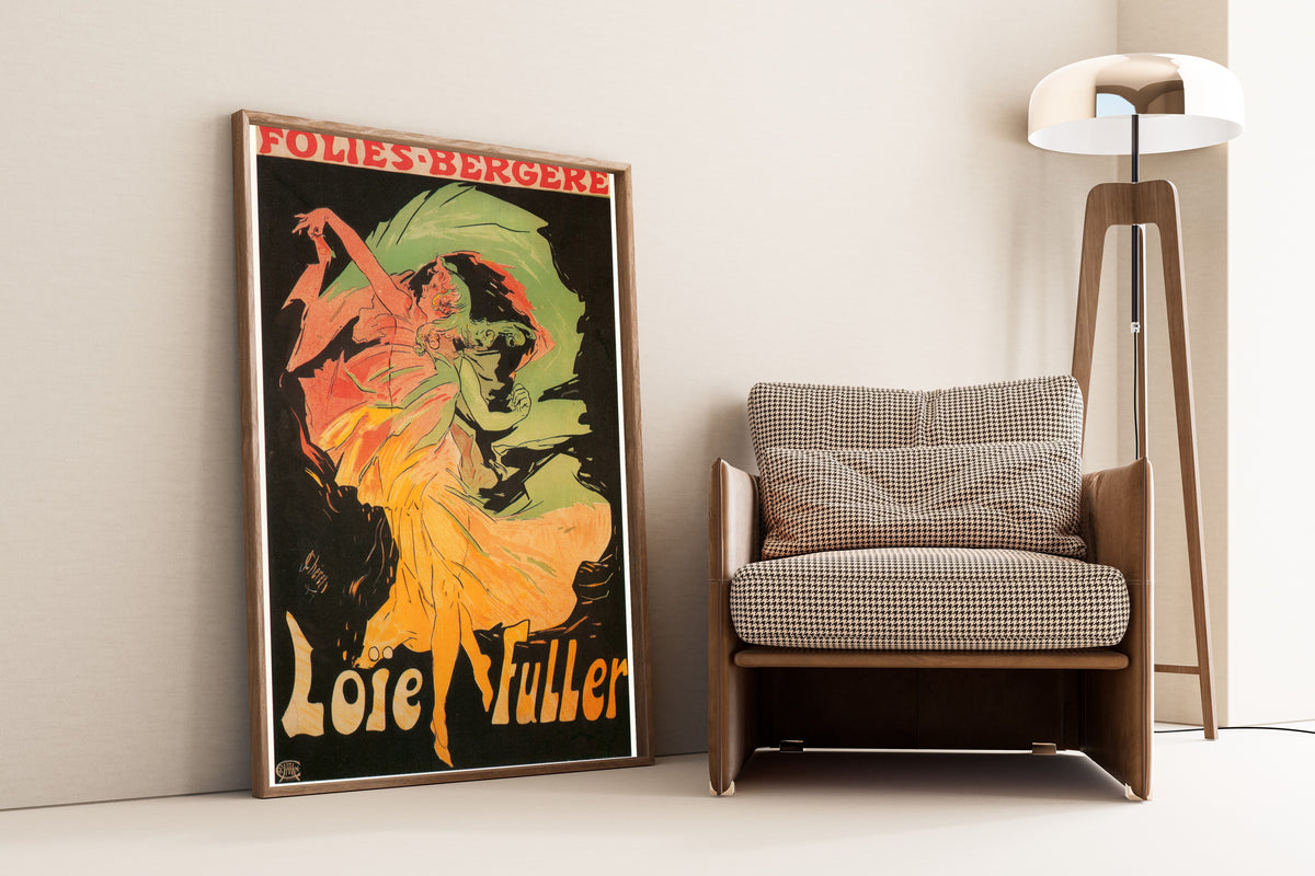 Jules Chéret — Folies-Bergère, Loïe Fuller | Vintage Poster Print