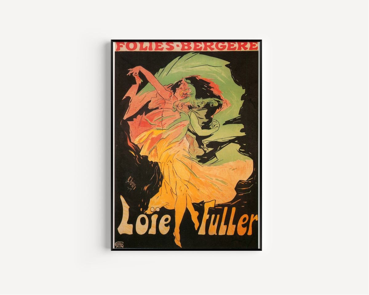 Jules Chéret — Folies-Bergère, Loïe Fuller | Vintage Poster Print