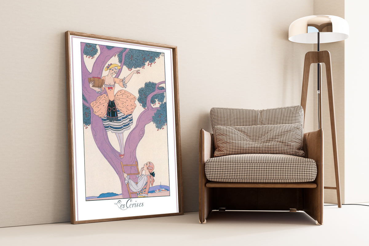 George Barbier — Les Cerises | Art Deco Fashion Print