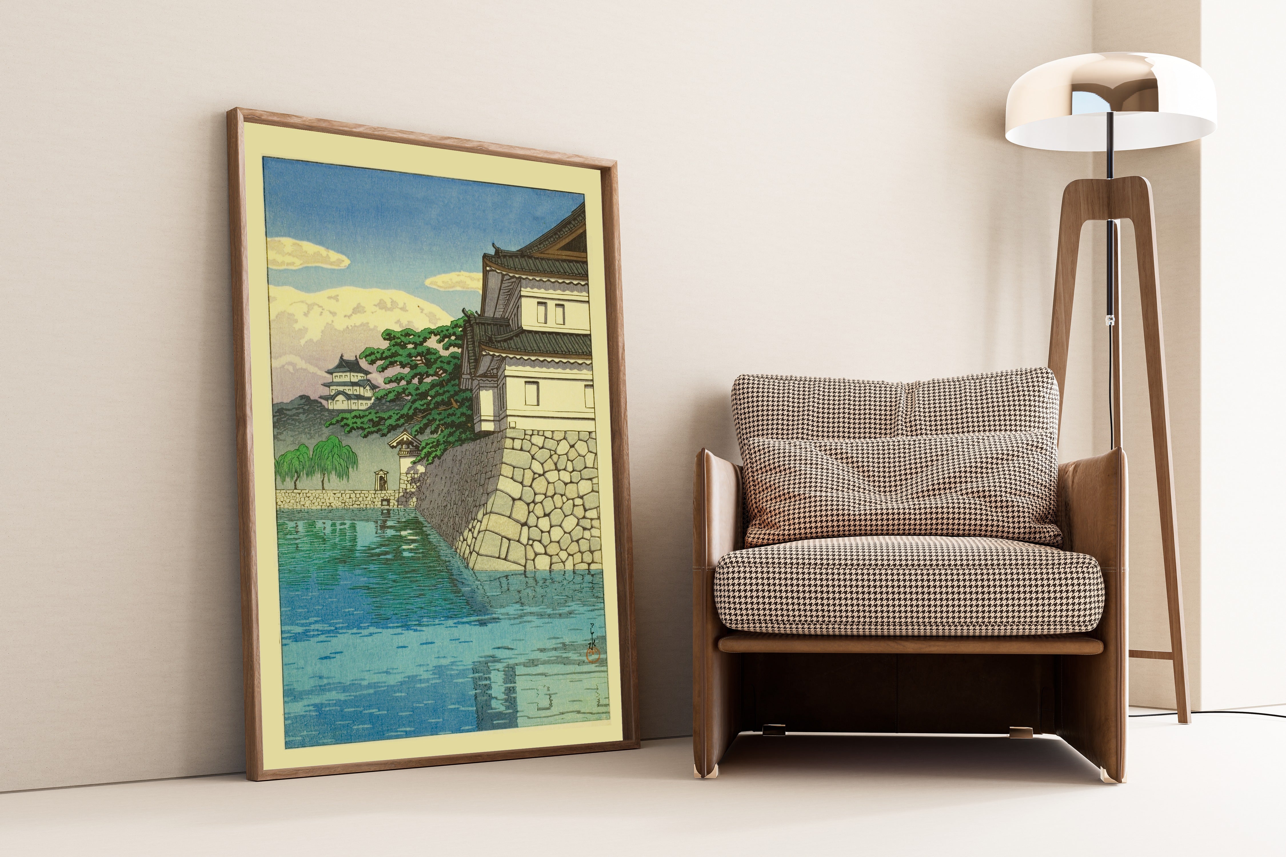 Kawase Hasui — Kikyo Gate | Japanese Woodblock Print (Shin Hanga)