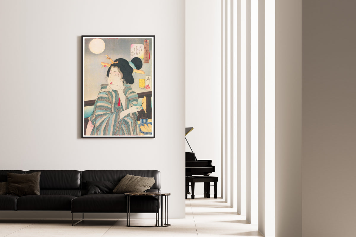 Tsukioka Yoshitoshi — Looks Delicious | Japanese Woodblock Print (Ukiyo-e)