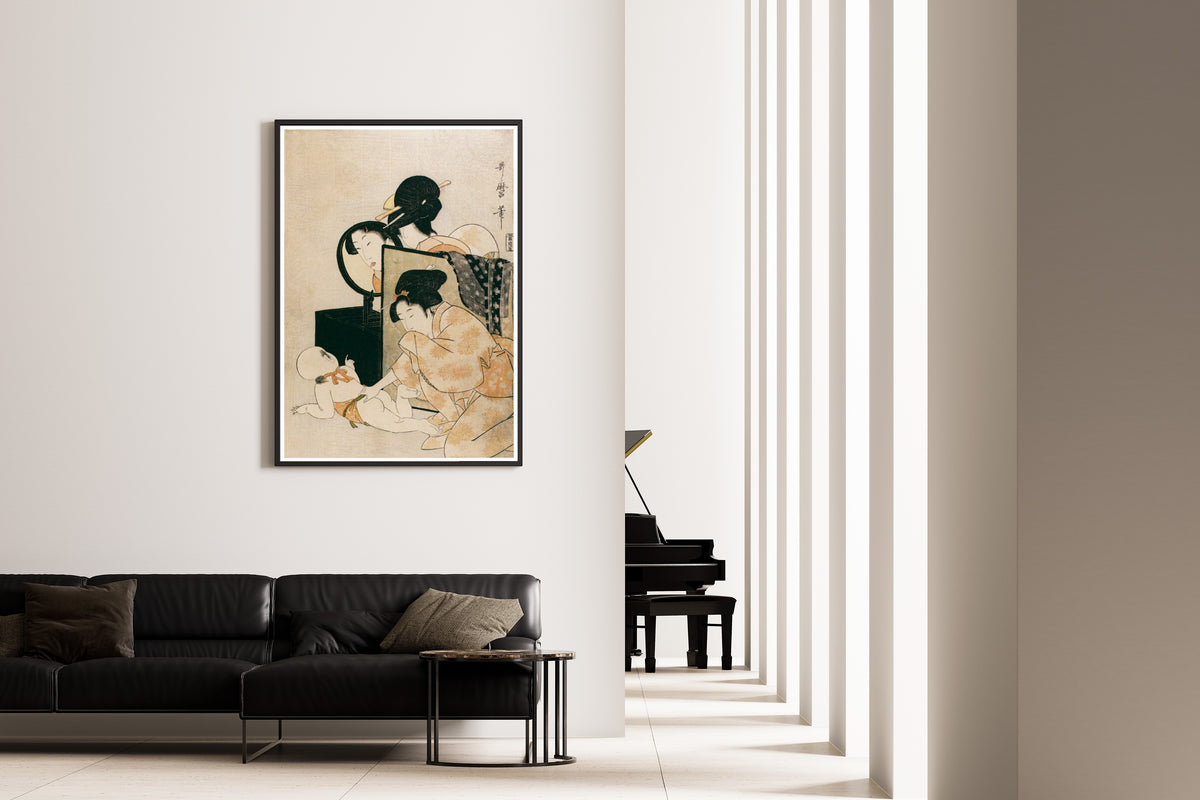 Kitagawa Utamaro — Peeping | Japanese Woodblock Print (Ukiyo-e)
