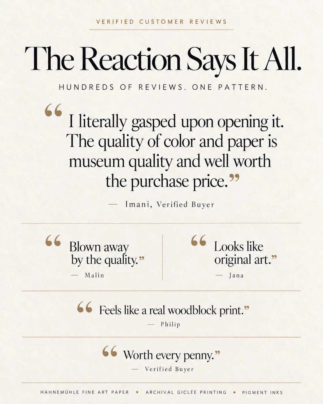 Verified customer reviews of 9 Art Prints giclée art prints