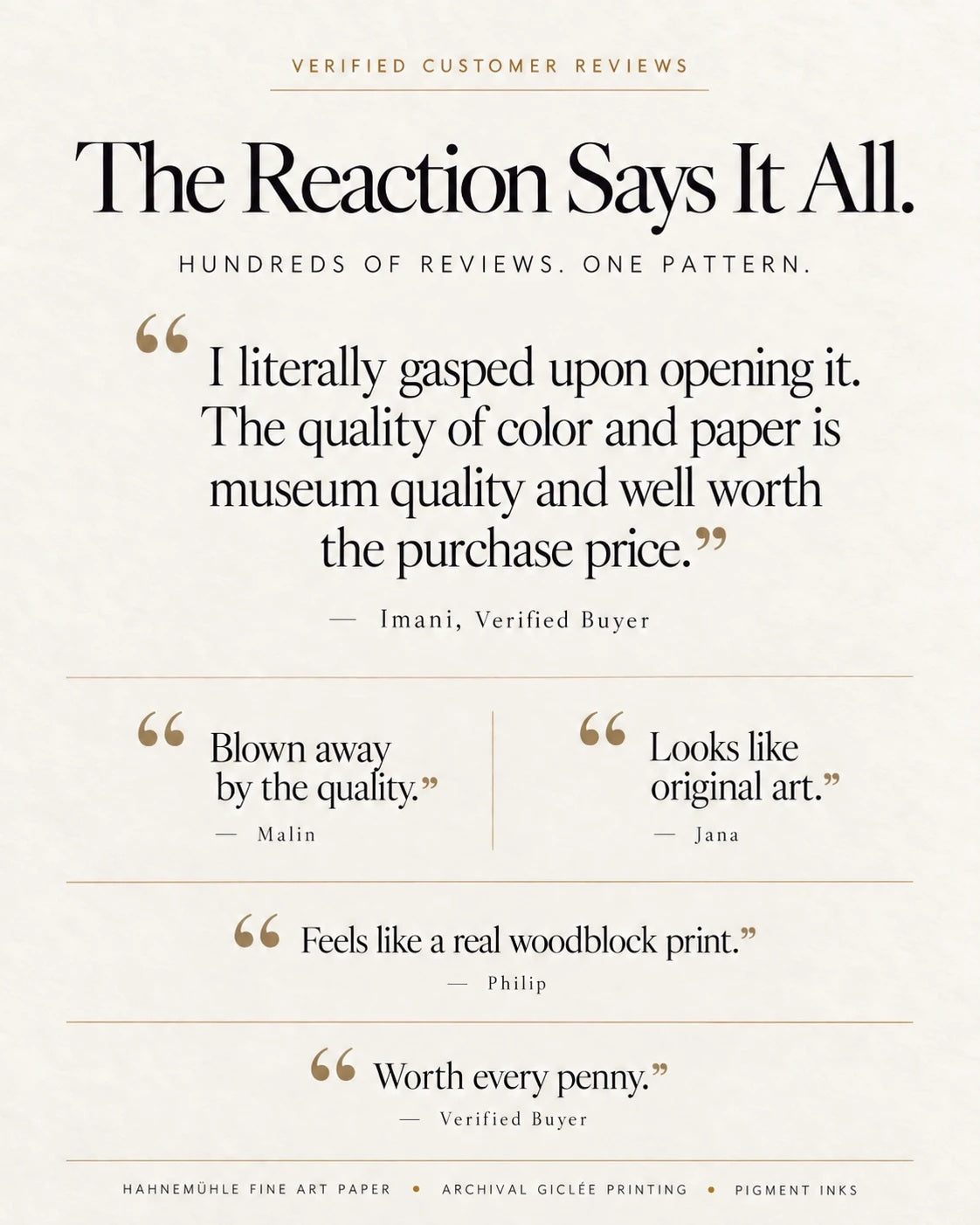 Verified customer reviews of 9 Art Prints giclée art prints