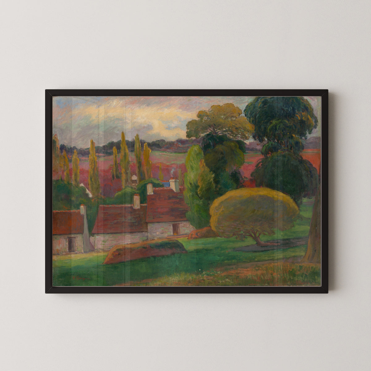 Paul Gauguin — A Farm in Brittany | Fine Art Print