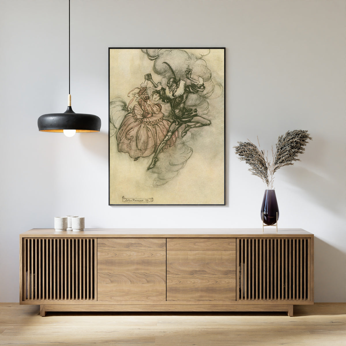 Arthur Rackham — A Grand Pas de Deux | Fairy Tale Illustration Print