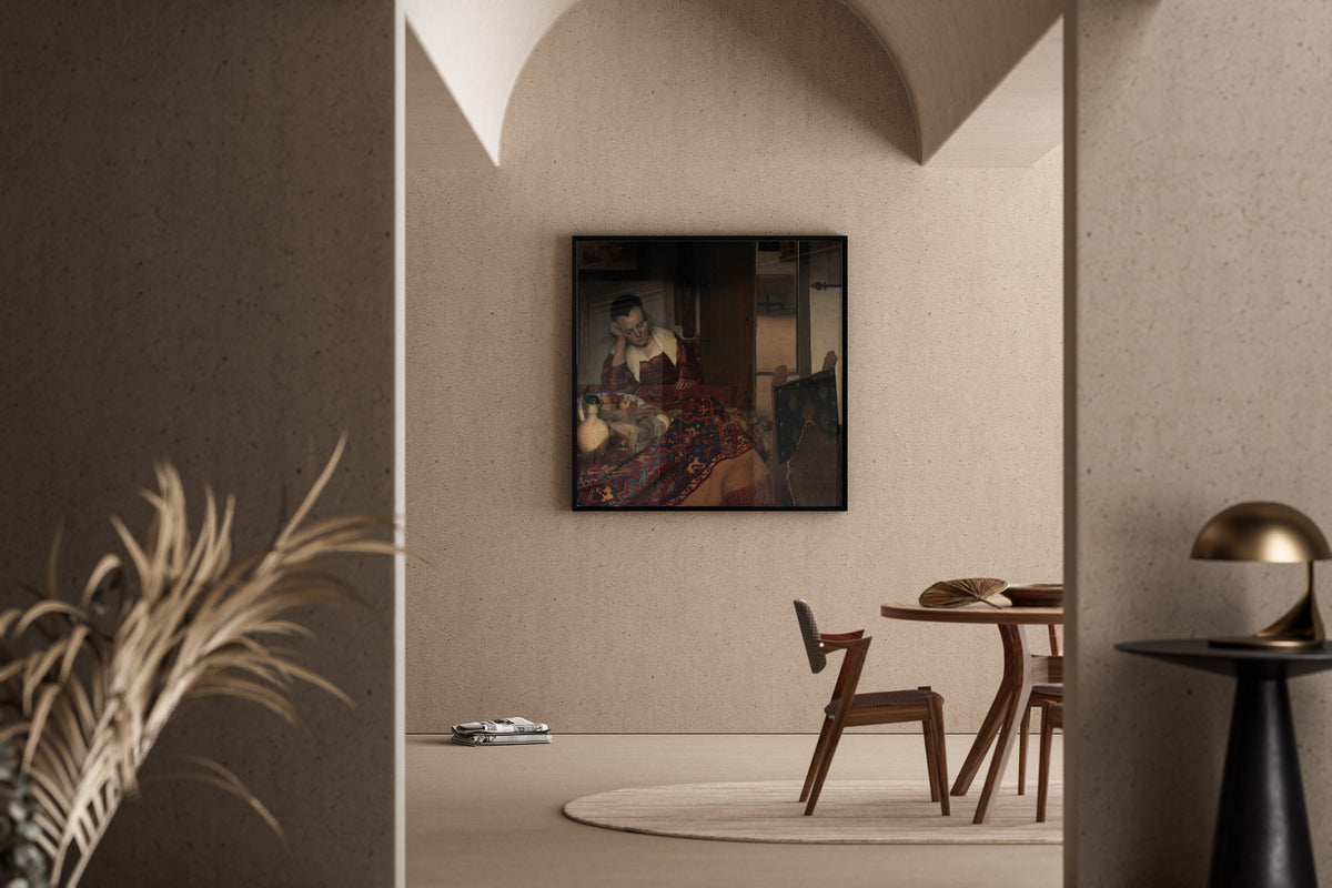 Johannes Vermeer — A Maid Asleep | Fine Art Print