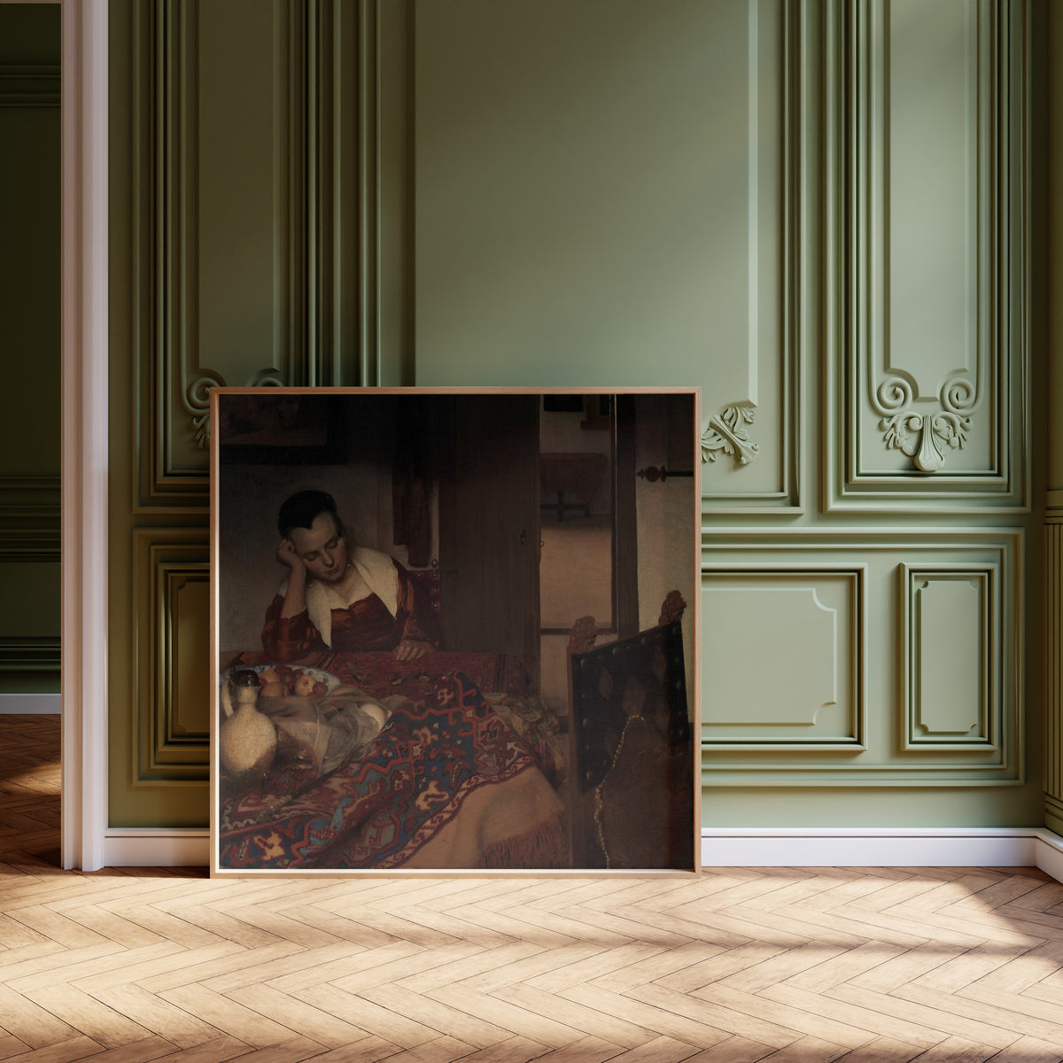 Johannes Vermeer — A Maid Asleep | Fine Art Print