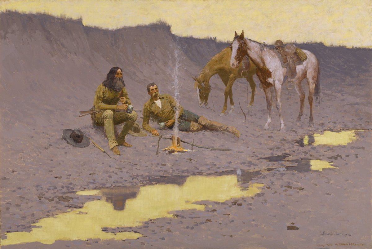 Frederic Remington — A New Year on the Cimarron | Western Art Print