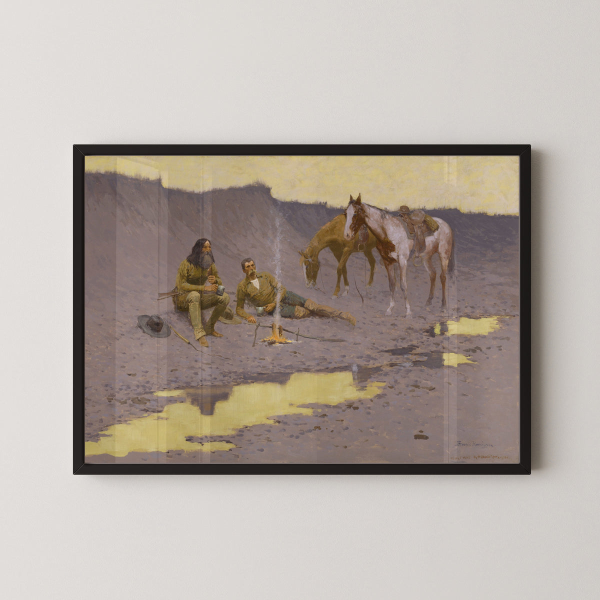 Frederic Remington — A New Year on the Cimarron | Western Art Print