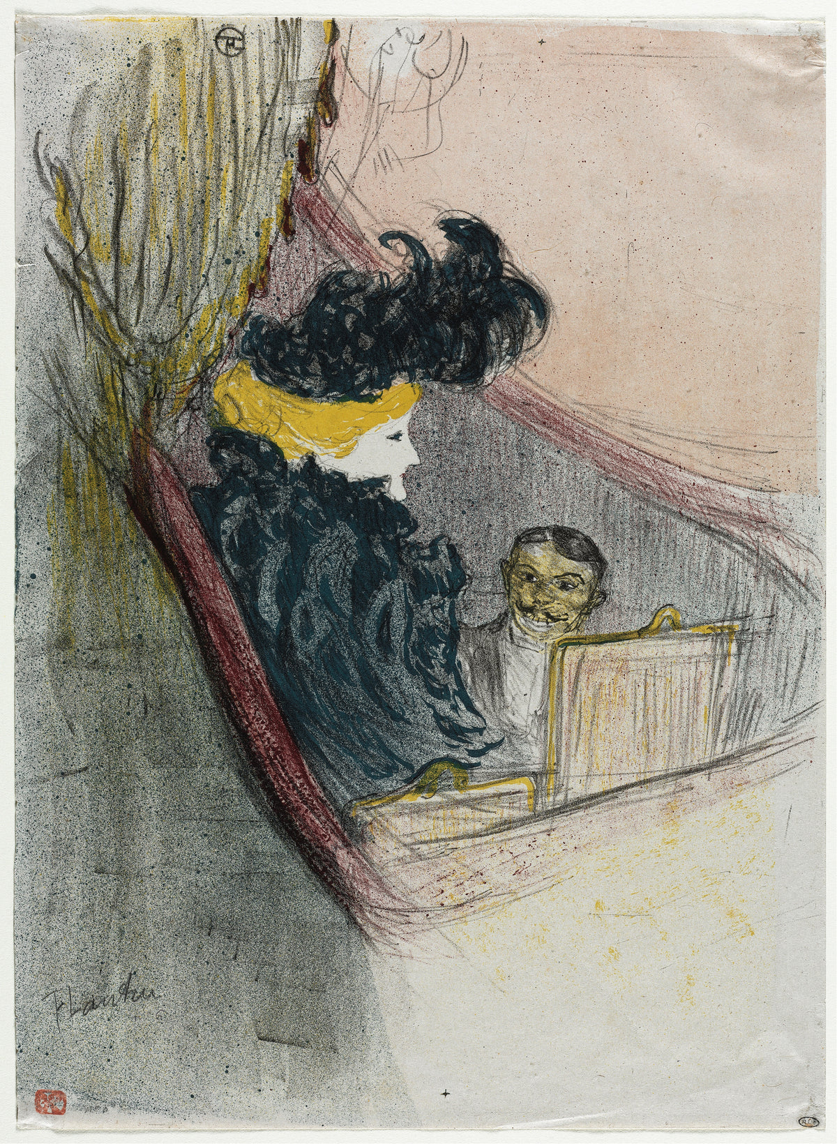 Henri de Toulouse-Lautrec — A Princely Idyl, Clara Ward | Lithograph Print