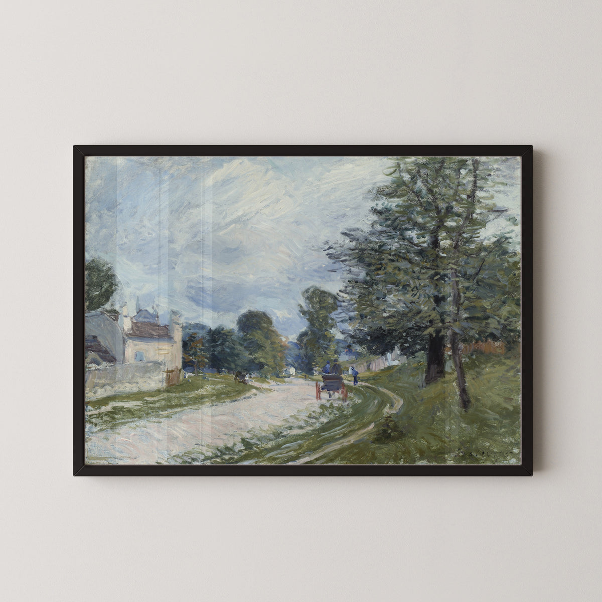 Alfred Sisley — A Turn in the Road | Fine Art Print