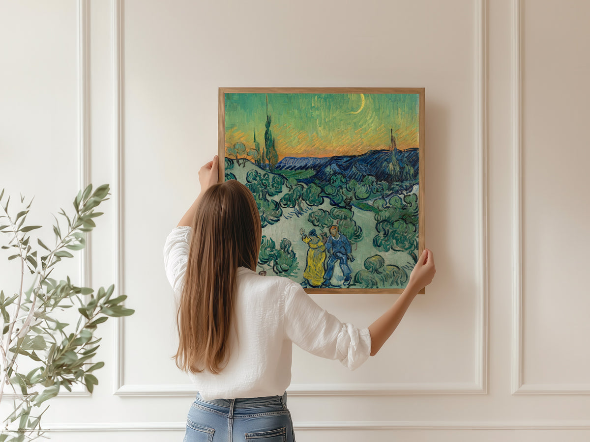 Vincent van Gogh — A Walk at Twilight | Fine Art Print