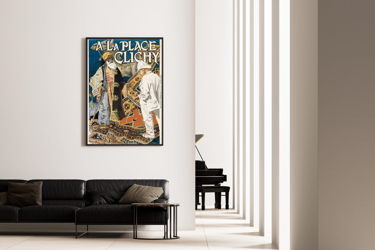 Eugène Grasset — À la Place Clichy | Vintage Poster Print