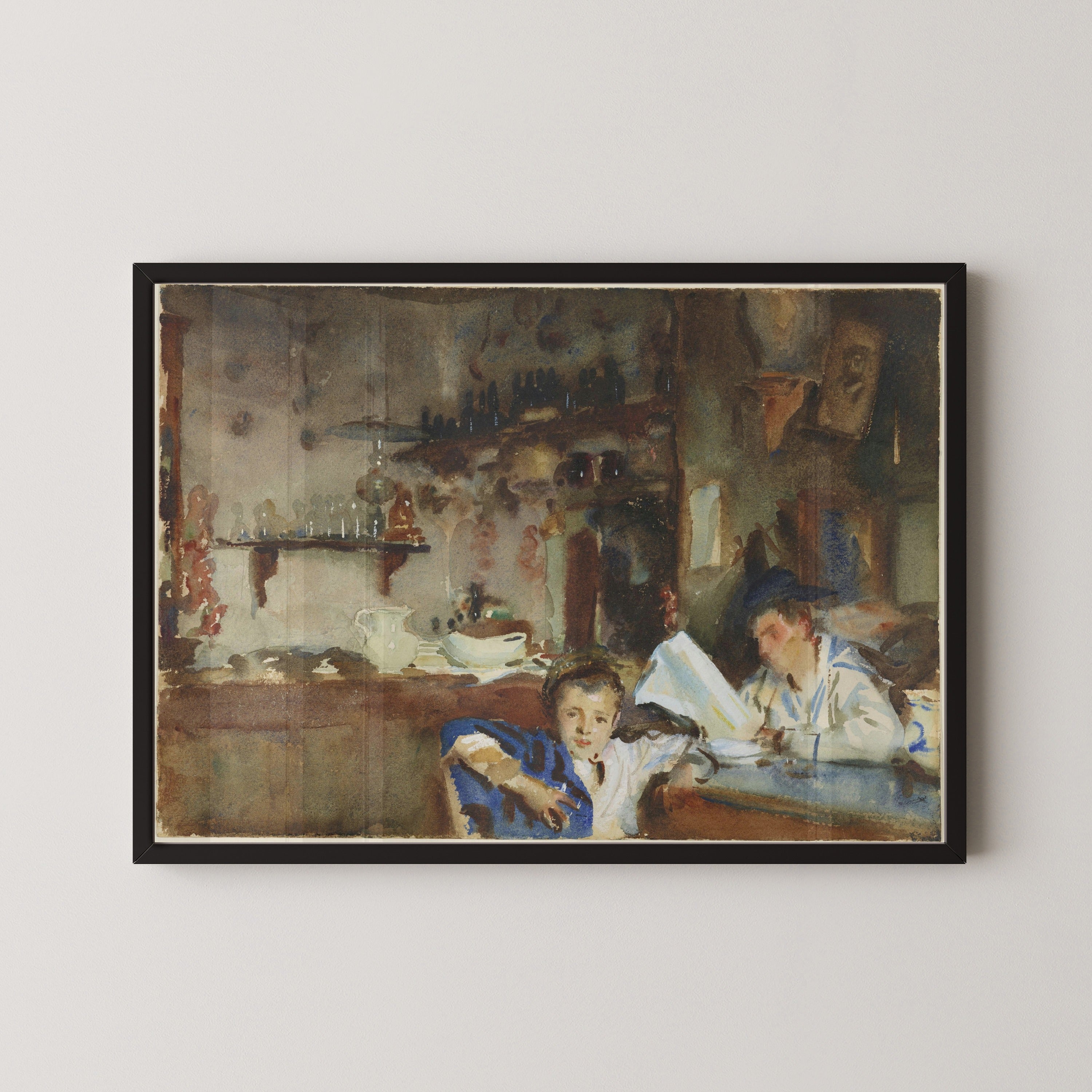 John Singer Sargent — A Venetian Trattoria | Fine Art Print