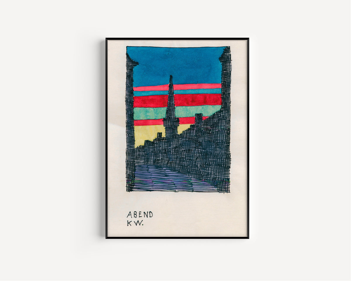Karl Wiener — Abend (Evening) | Expressionist Art Print