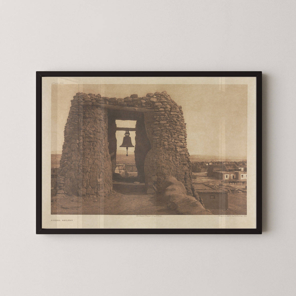 Edward S. Curtis — Acoma Belfry | Vintage Photograph Print