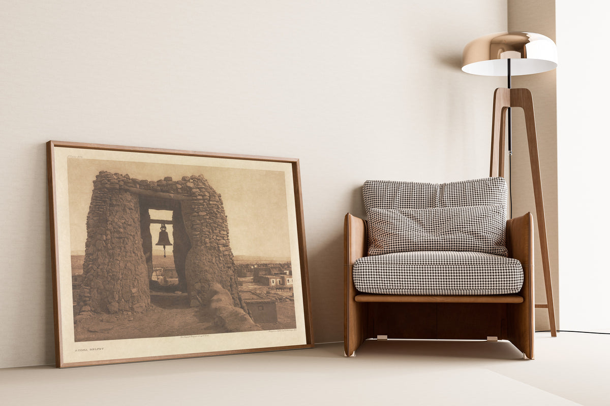 Edward S. Curtis — Acoma Belfry | Vintage Photograph Print