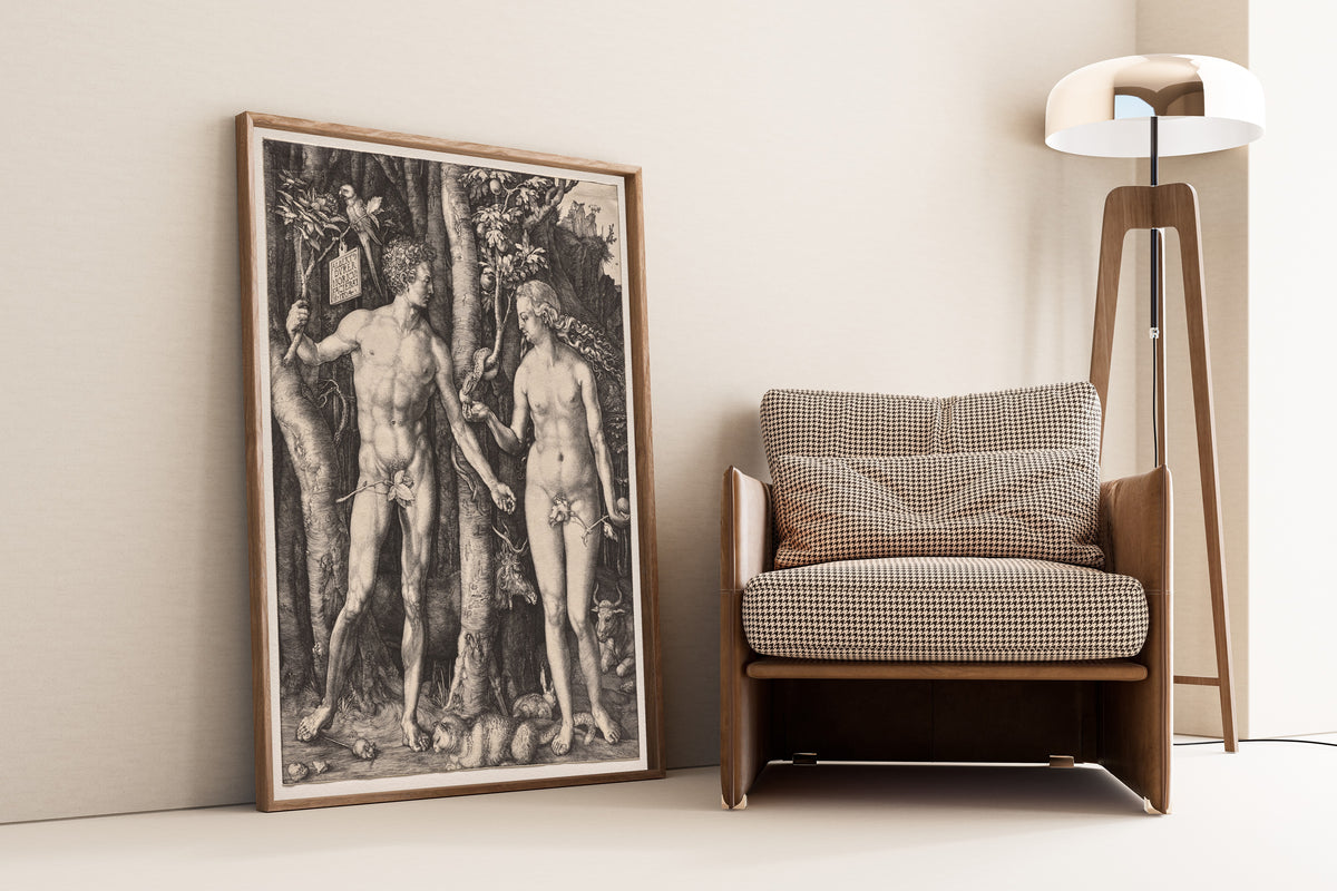 Albrecht Dürer — Adam and Eve | Engraving Print